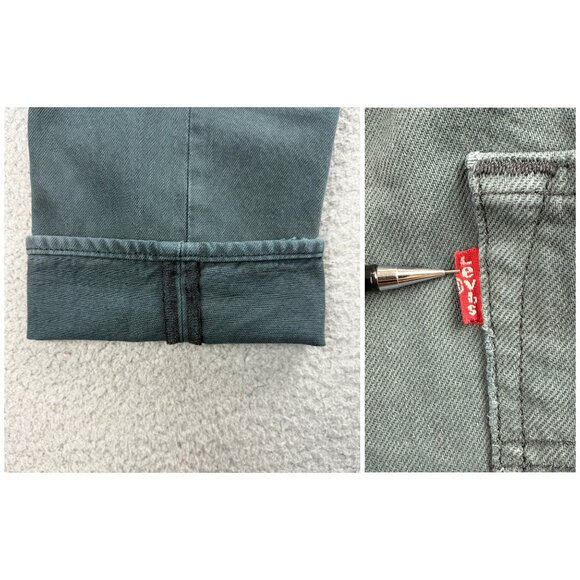 Levis 501 Jeans Men 32x30 Pant Grey Blue Straight Fit Button Fly Denim Vintage 1 - Picture 7 of 12